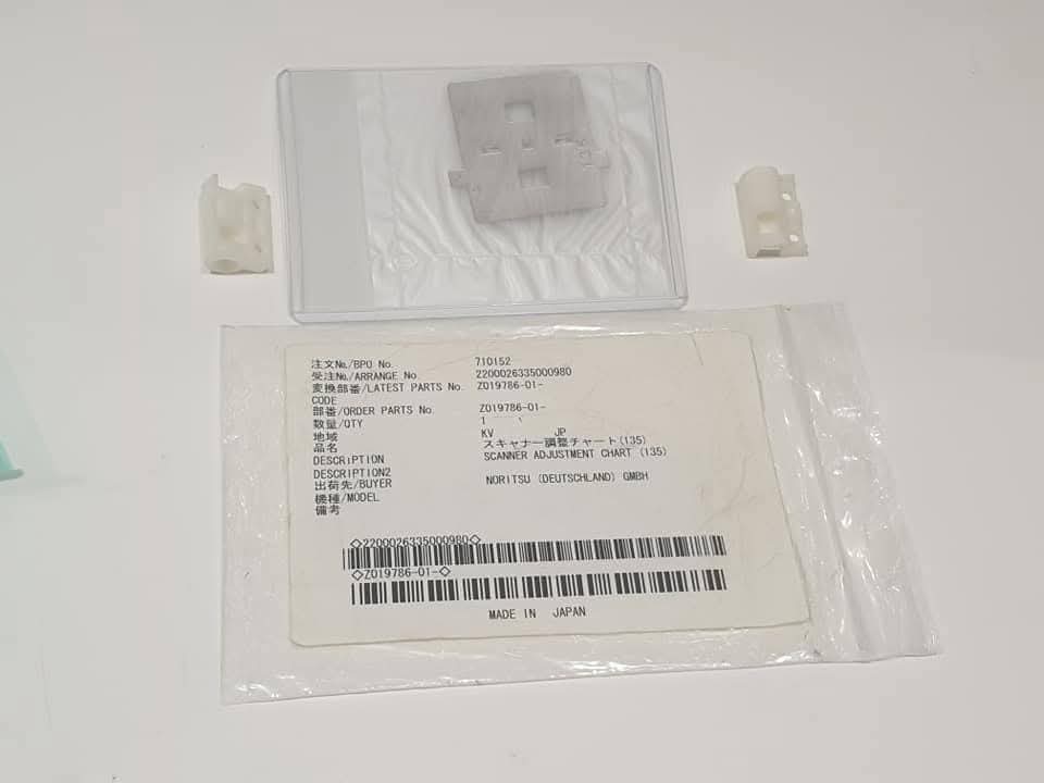 Scanner adjustment chart (135) Z019786-01